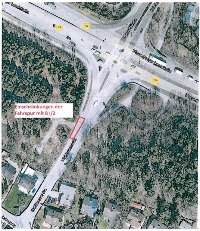 Baustelle Waldbrunnerstrasse Plan
