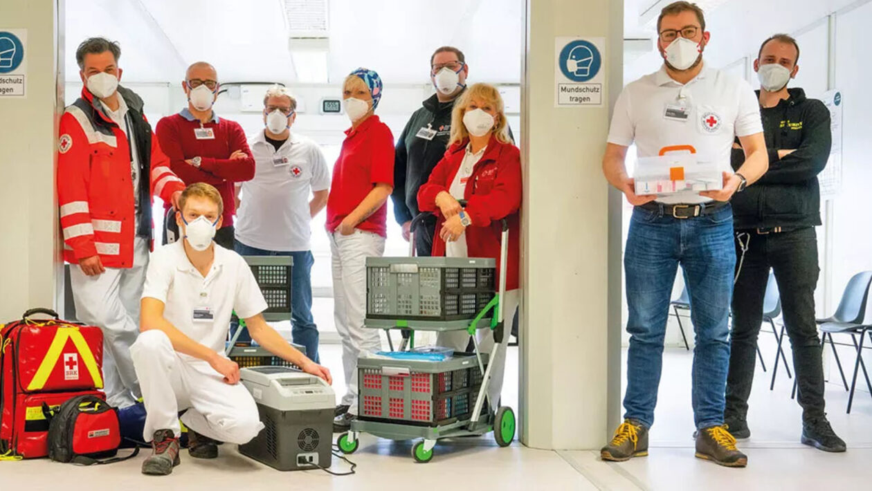 Rotes Kreuz Team