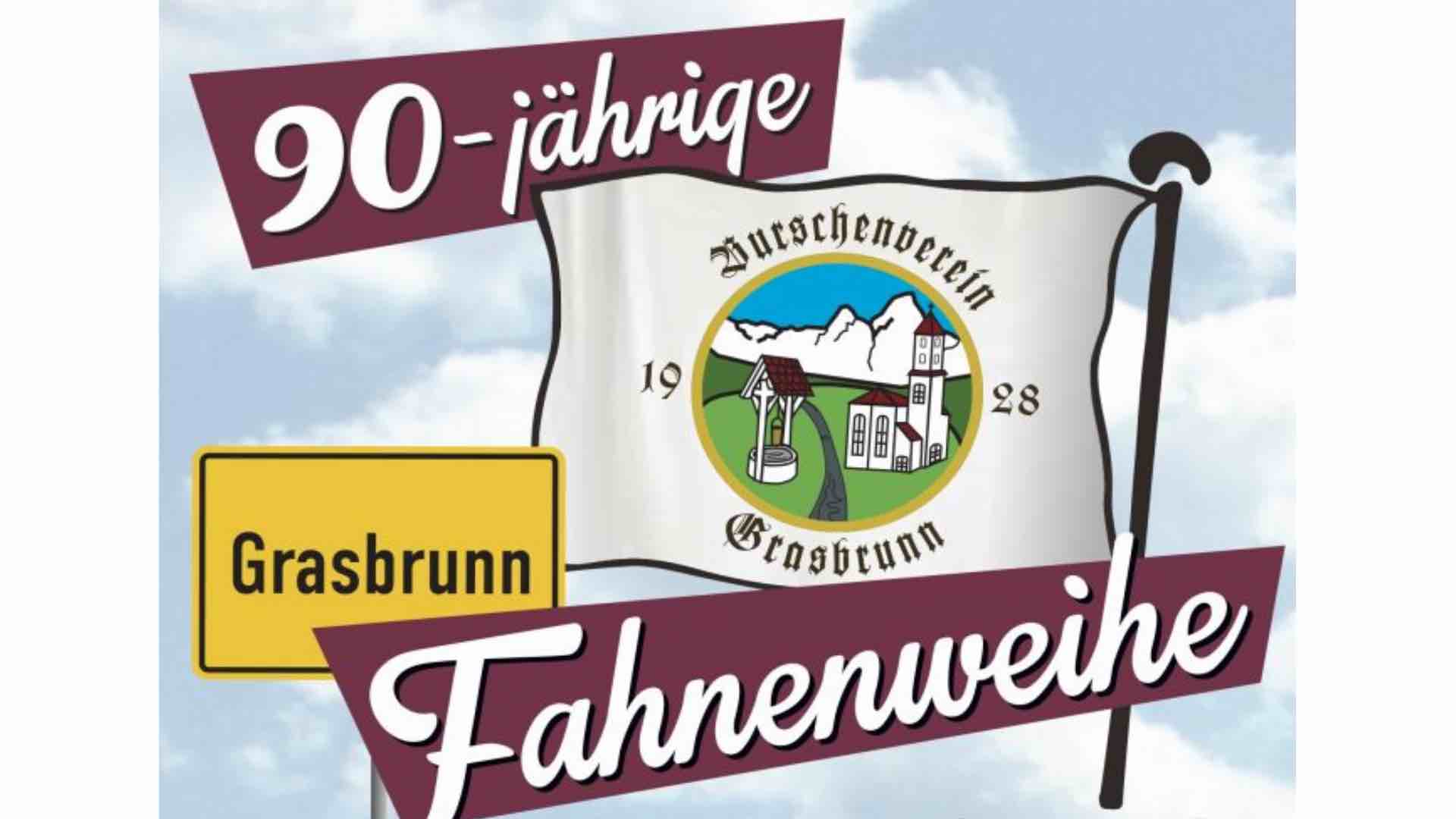 90-jährige Fahnenweihe in Grasbrunn