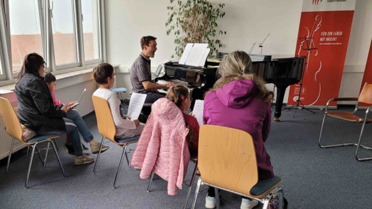 Musikschule Vaterstetten musiziert mit ukrainischen Flüchtlingskindern