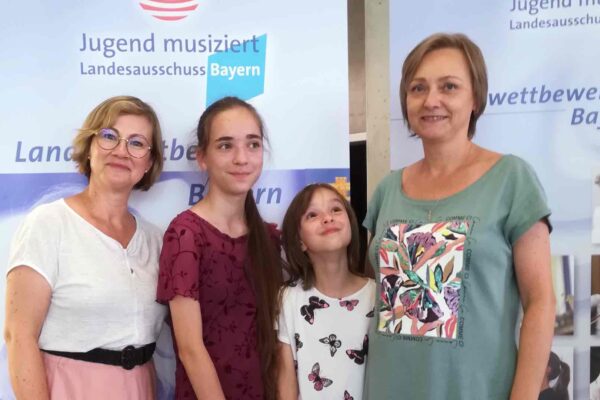 2. Platz für die Harfenklasse der Musikschule Vaterstetten