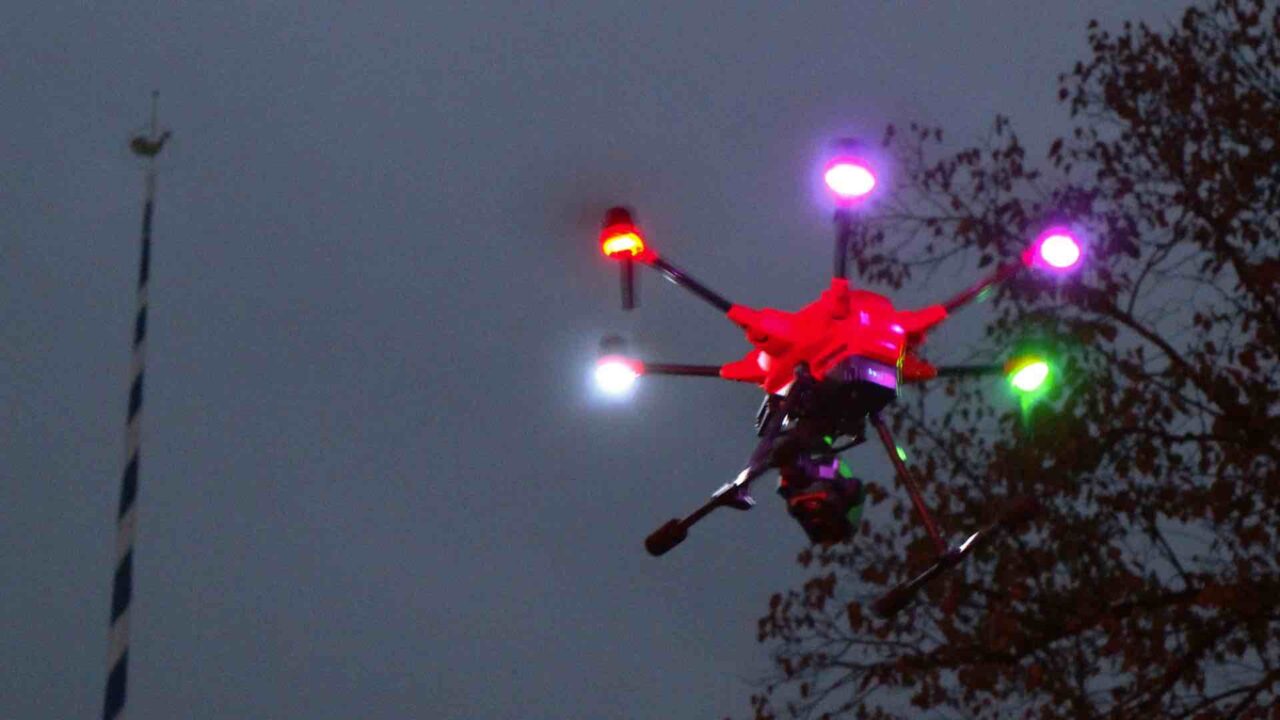Feuerwehr Grasrbrunn Lange Nacht 2022 Drohne