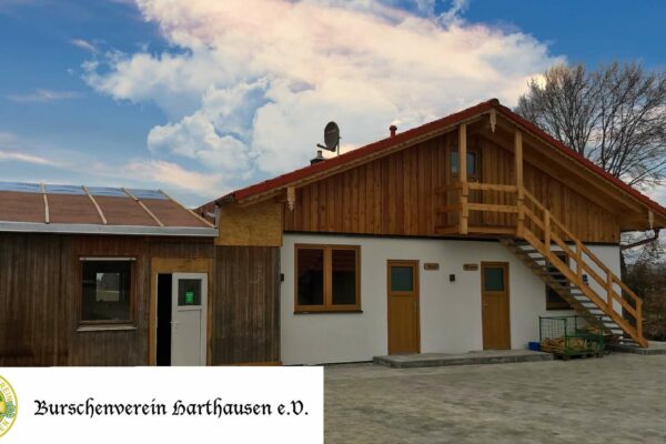 Frühschoppen an der Maibaumwachhütte Harthausen