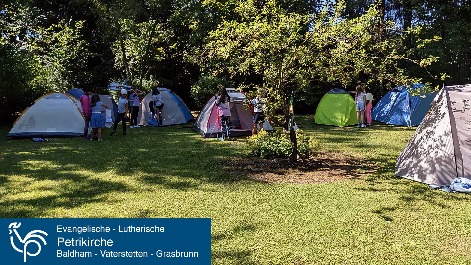 Kinderzelten im Petrigarten