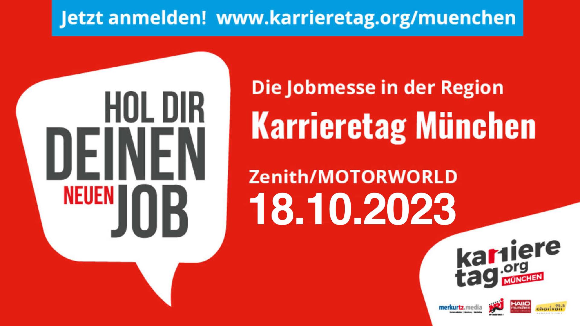 Karrieretag München 2023 - Hol Dir Deinen Job!