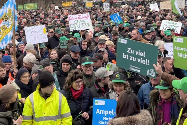 Protestwoche des Bayerischen Bauernverbands ab 8. Januar 2024