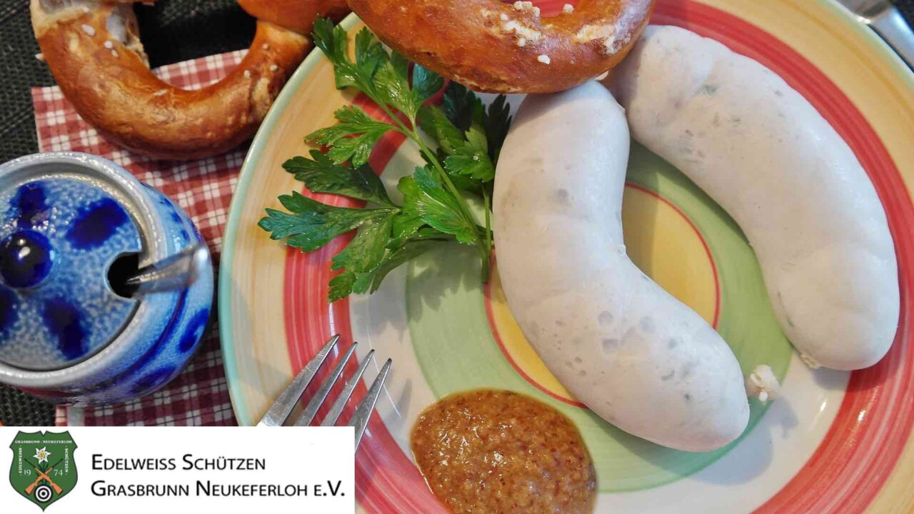 Weißwurst-Frühstück an der Maibaumwachhütte Neukeferloh