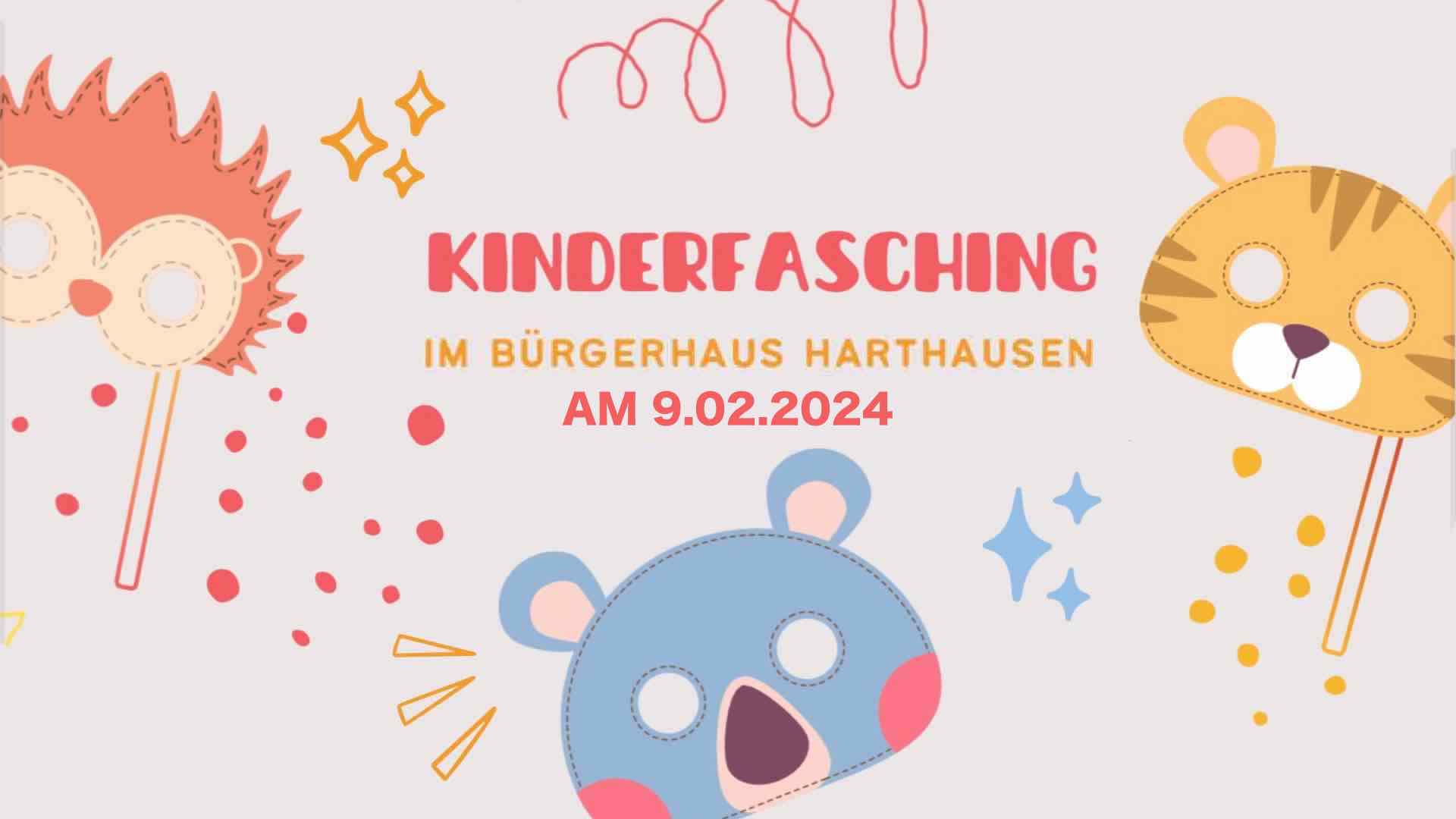 Kinderfasching 2024 im Bürgerhaus Harthausen