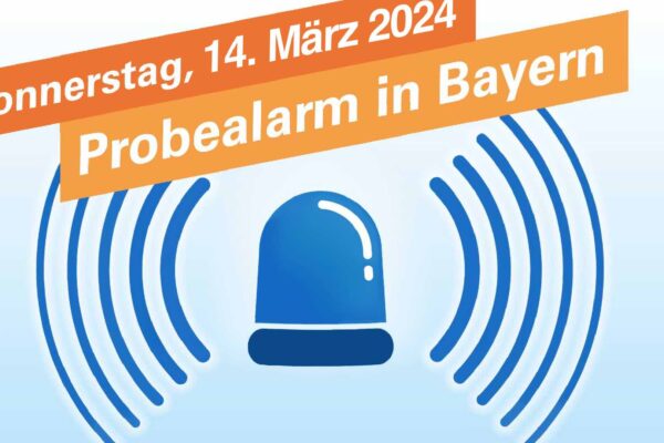 Sirenenprobealarm in Bayern am 14. März 2024