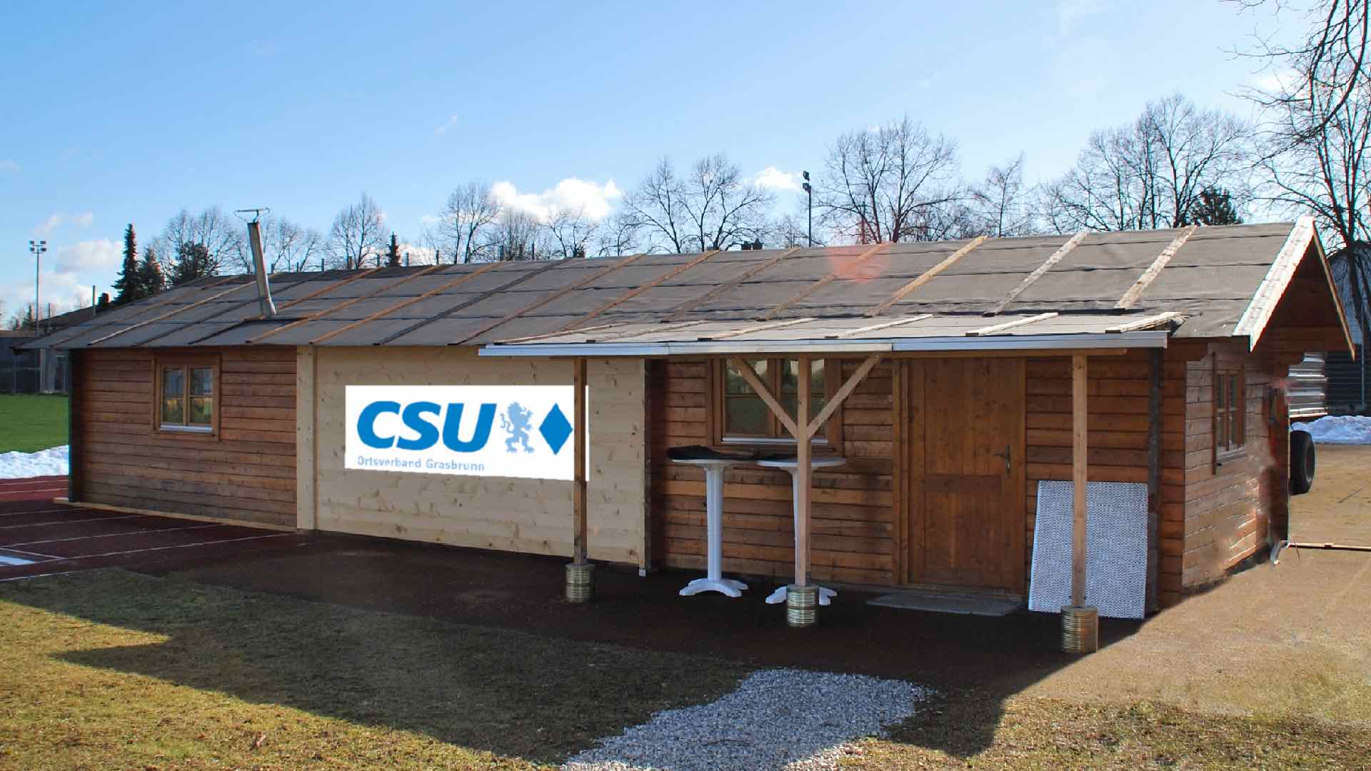 Maibaum-Wache 2024 mit der CSU Grasbrunn