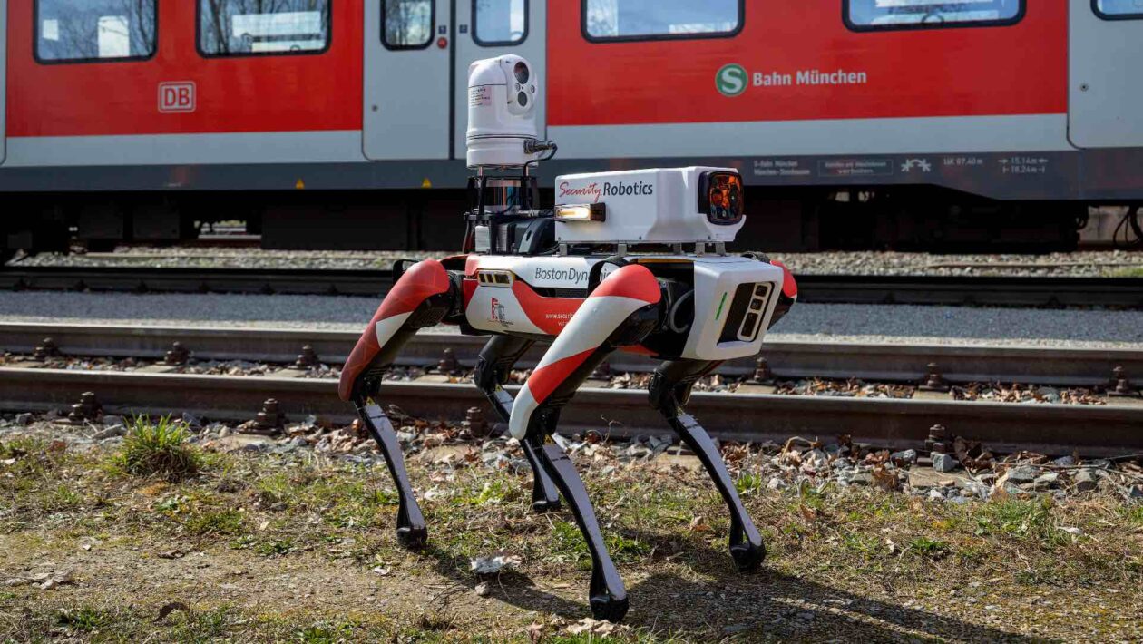 Deutsche Bahn kämpft mit Roboterhund Spot gegen Graffiti