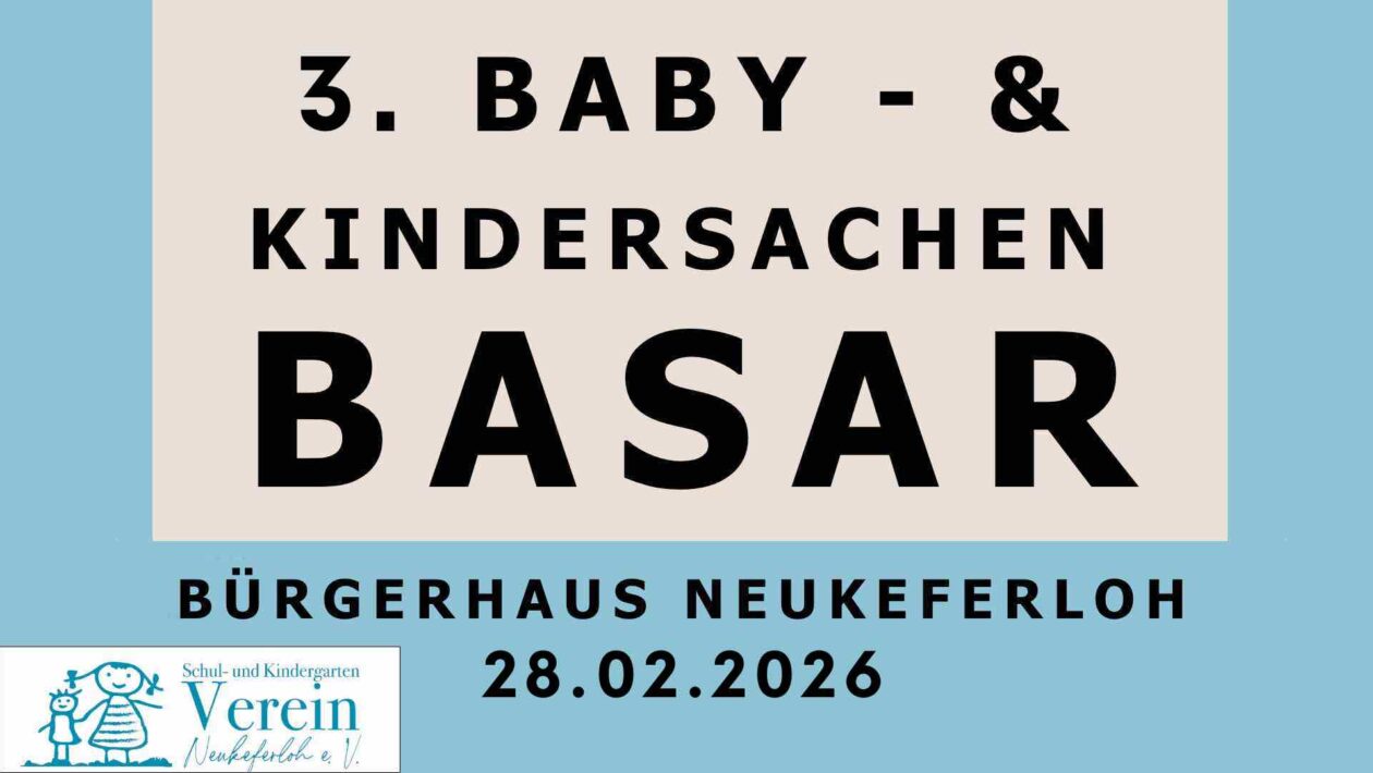 Baby- und Kindersachenbasar - Jetzt Verkäufernummer sichern!